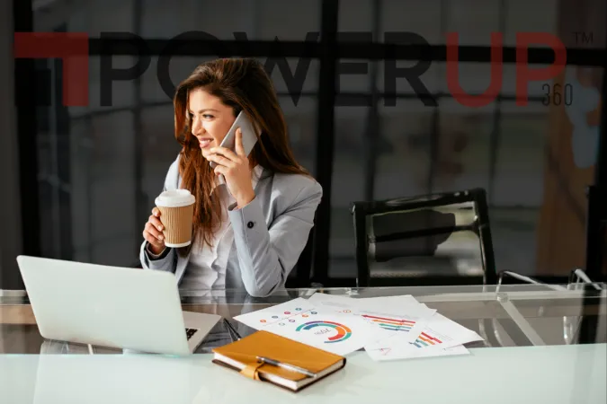 Business woman at work