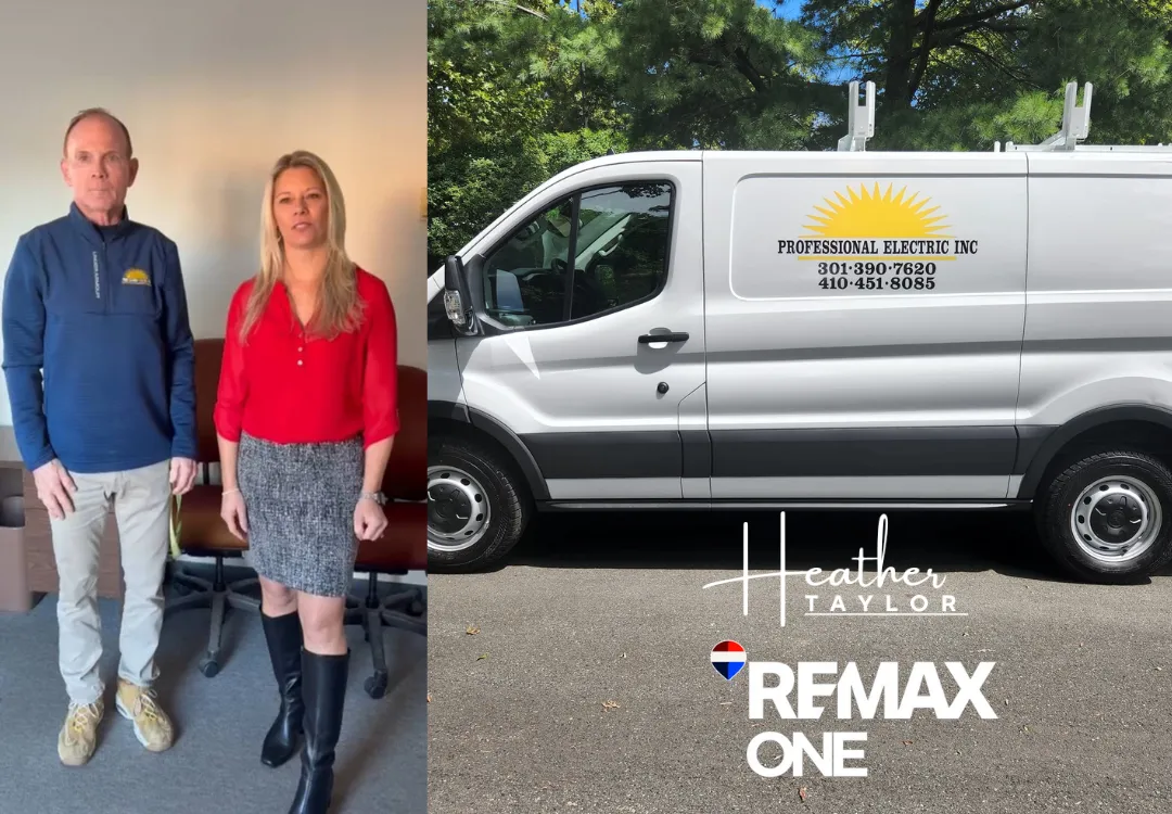 Heather Taylor and Rob Cooper discussing electrical upgrades that help homes sell faster.