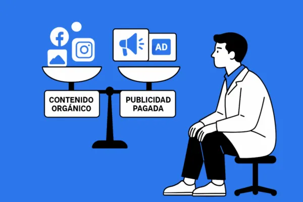 Por qué deberías combinar contenido orgánico y publicidad en redes sociales si tienes una clínica dental