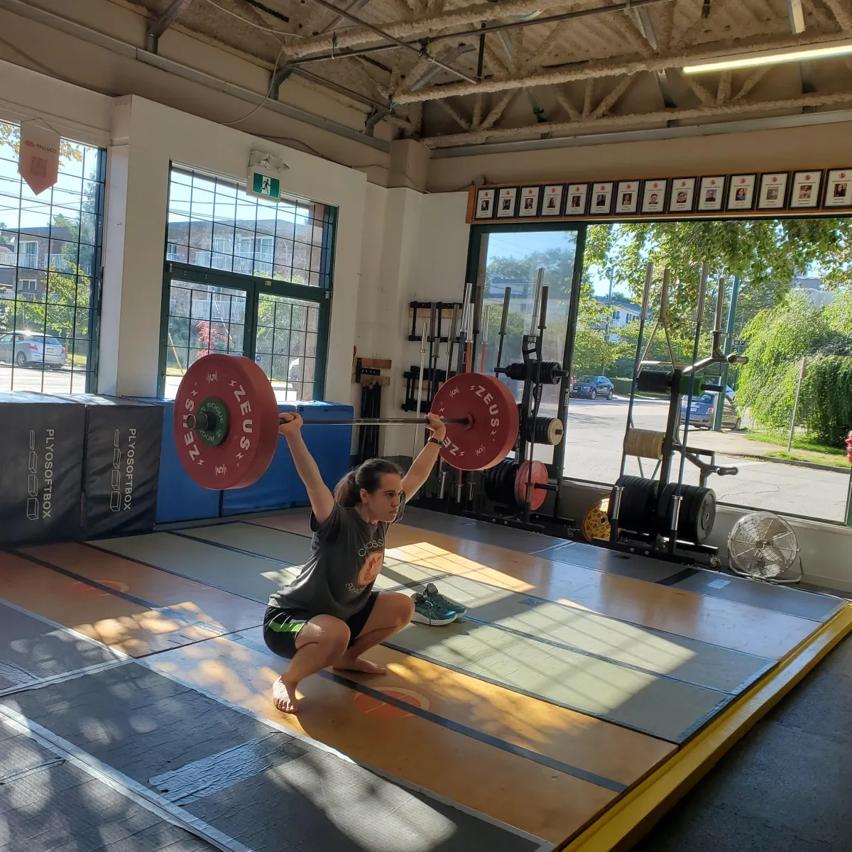 Snatches and burpees