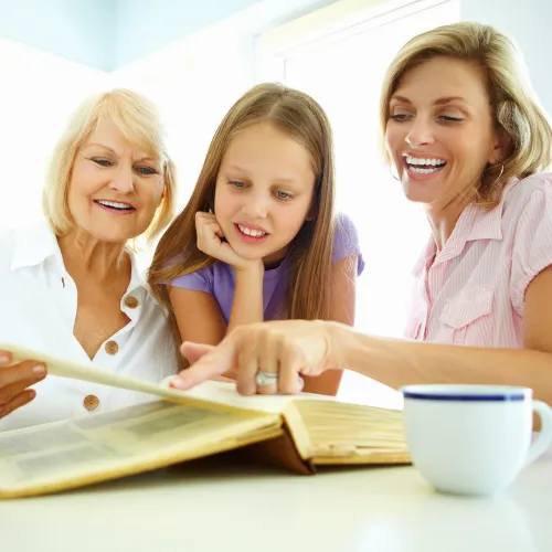 women-looking-at-records
