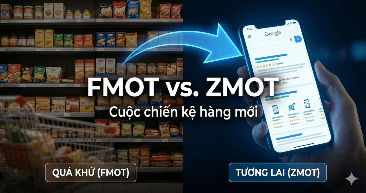 FMOT vs ZMOT: Tại sao khách hàng lướt qua kệ hàng của bạn?