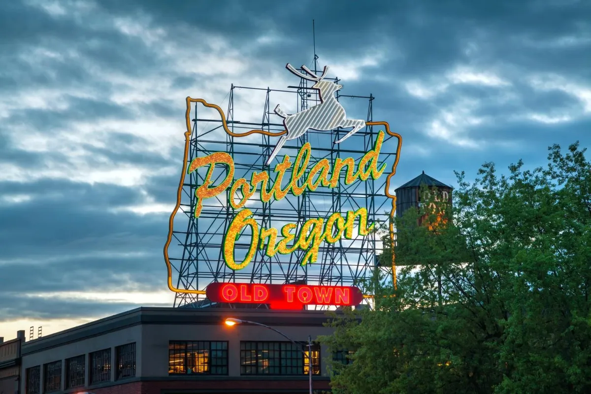 White Stag Sign: Portland's Iconic Landmark That Lights Up the City