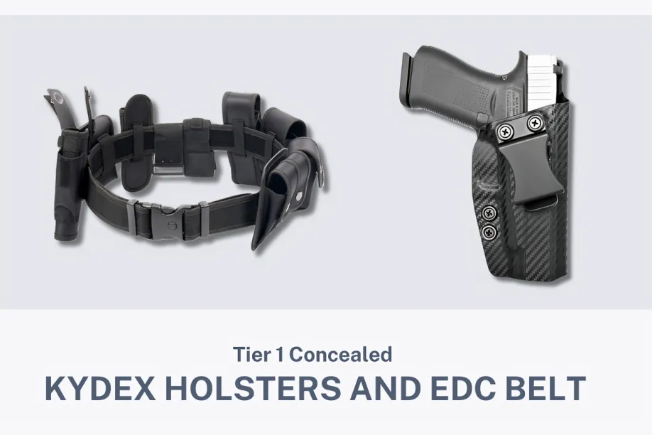 The Ultimate Guide to Tier 1 Concealed Kydex Holsters and EDC Belts - Published on: 11/21/2024