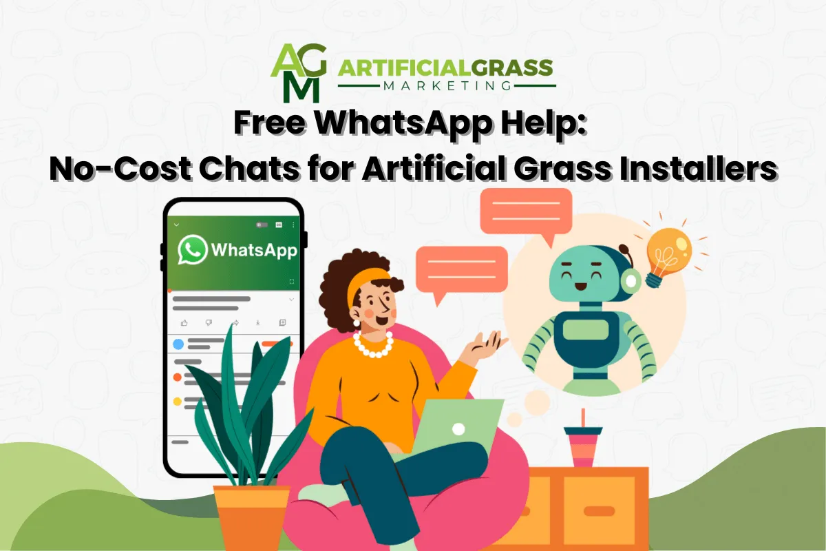 WhatsApp's Free Service Chats: A Game Plan for Artificial Grass Installers