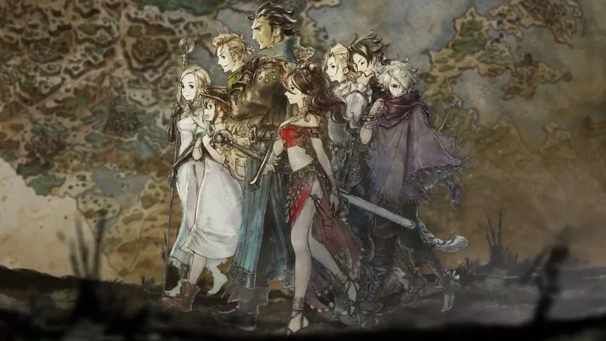 The cast of Octopath Traveler