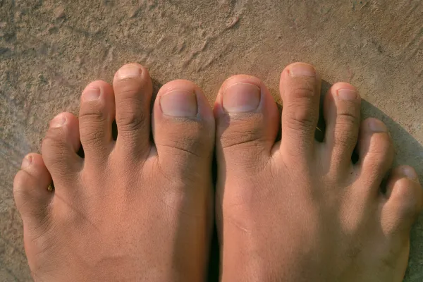 toes on the sand