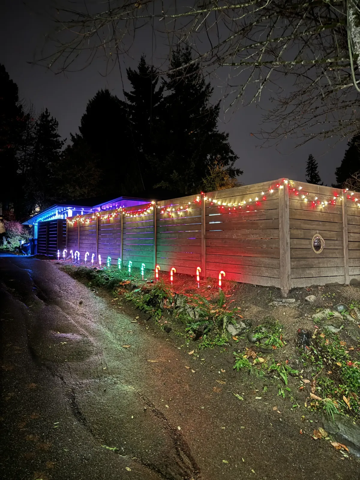 Seattle home Christmas Light Installation example