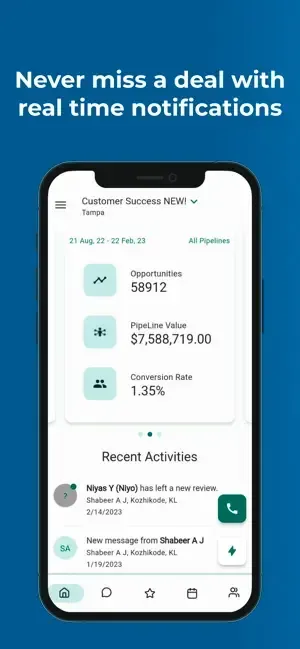 Real-time notifications