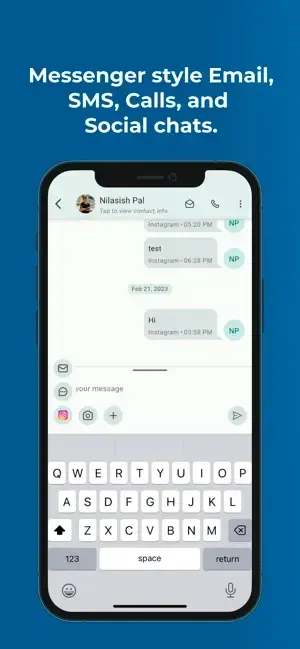Messenger style conversations