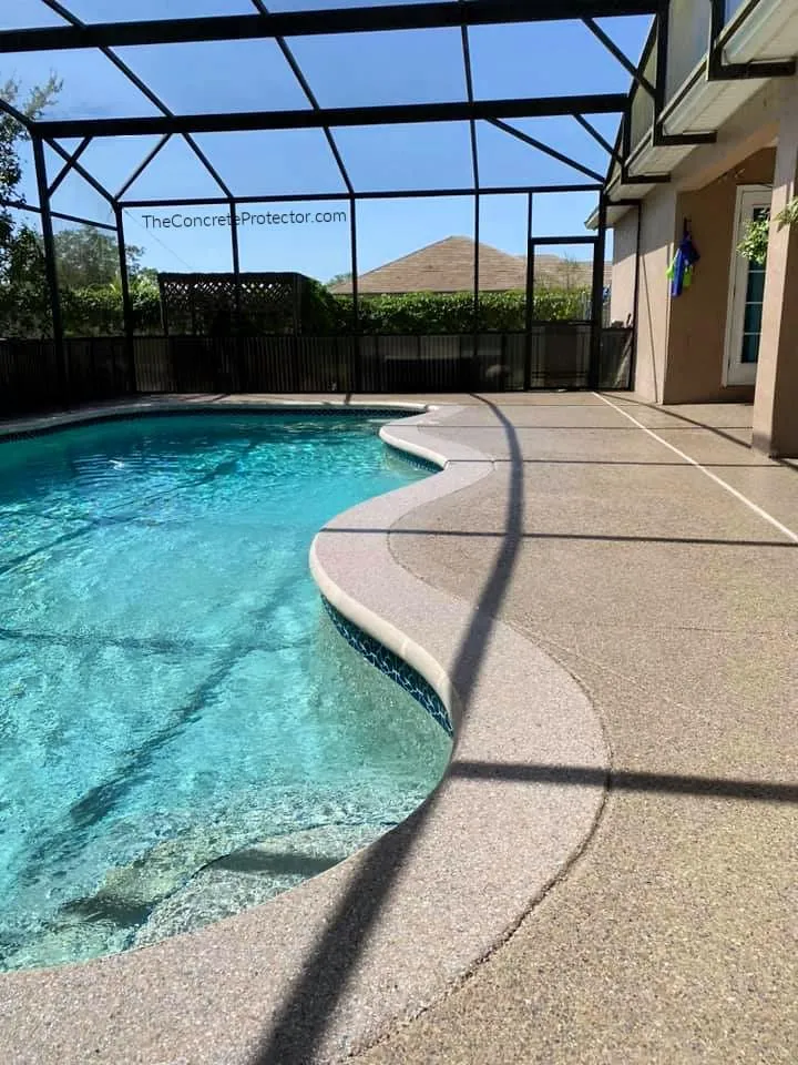 New pool decks Resurfacing