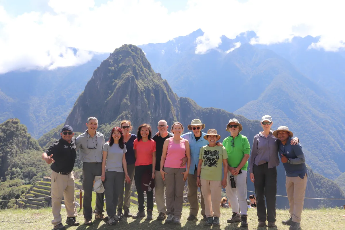 Group Photo at Machu Picchu
