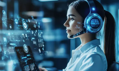 voice ai human receptionists