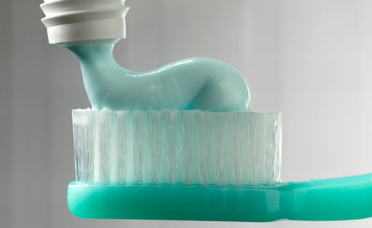 brushing teeth