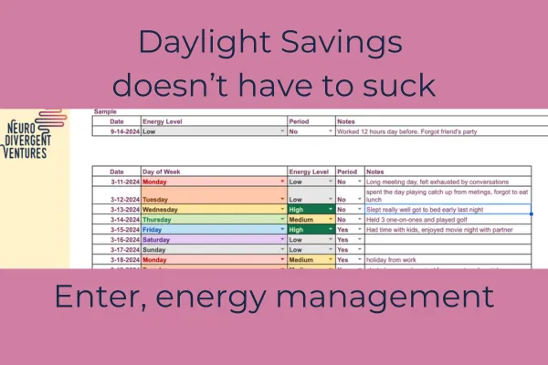 Daylight Savings doesn't have to suck. Enter, energy management