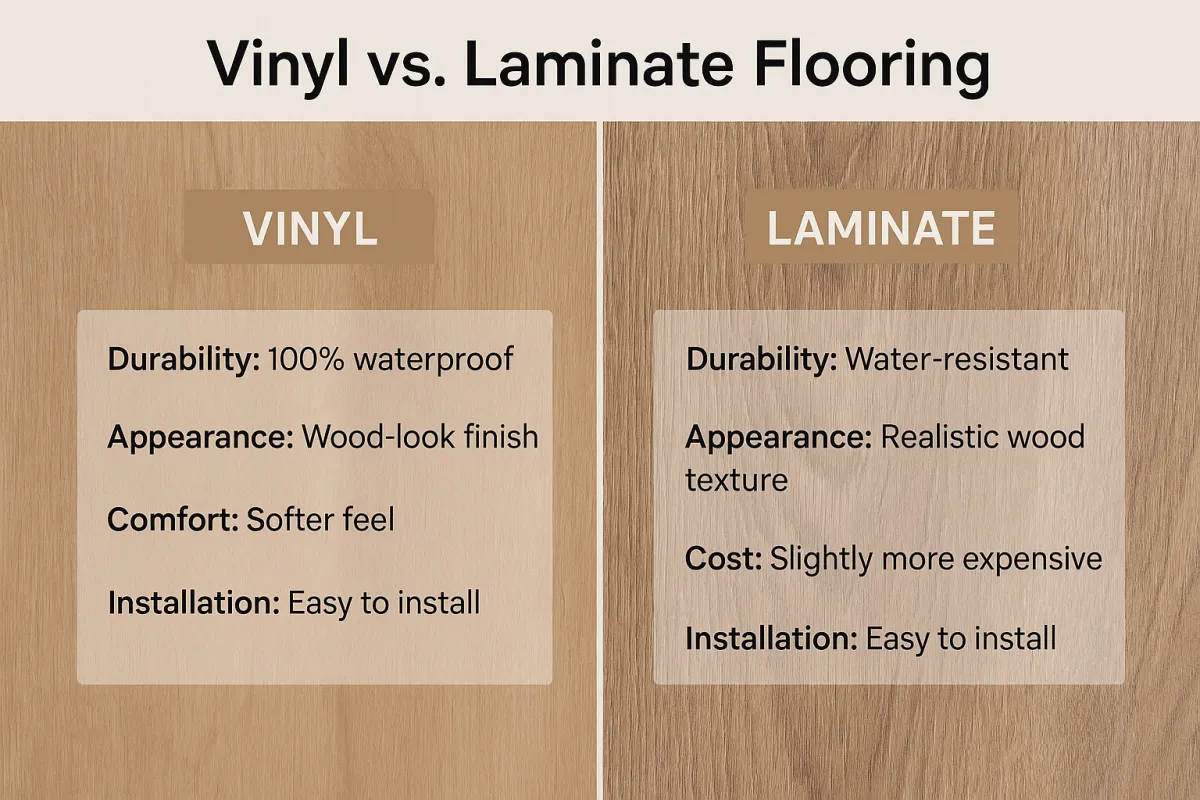 Vinyl vs. Laminate Flooring: Which One Is Best for Your Home? 