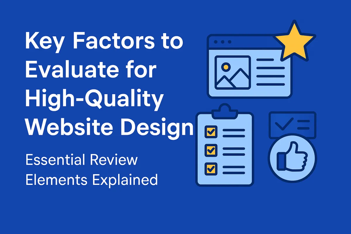 Key Factors to Evaluate for High-Quality Website Design: Essential Review Elements Explained