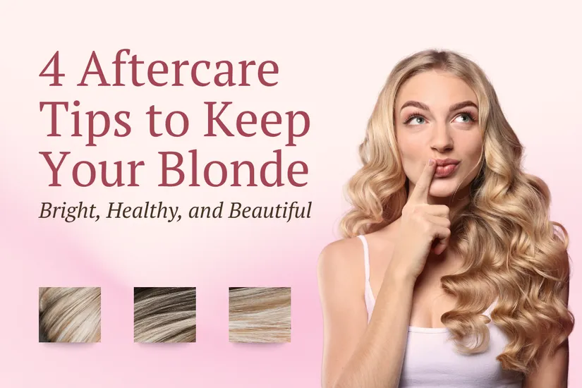 4 Aftercare Tips to Keep Your Blonde Bright, Healthy, and Beautiful