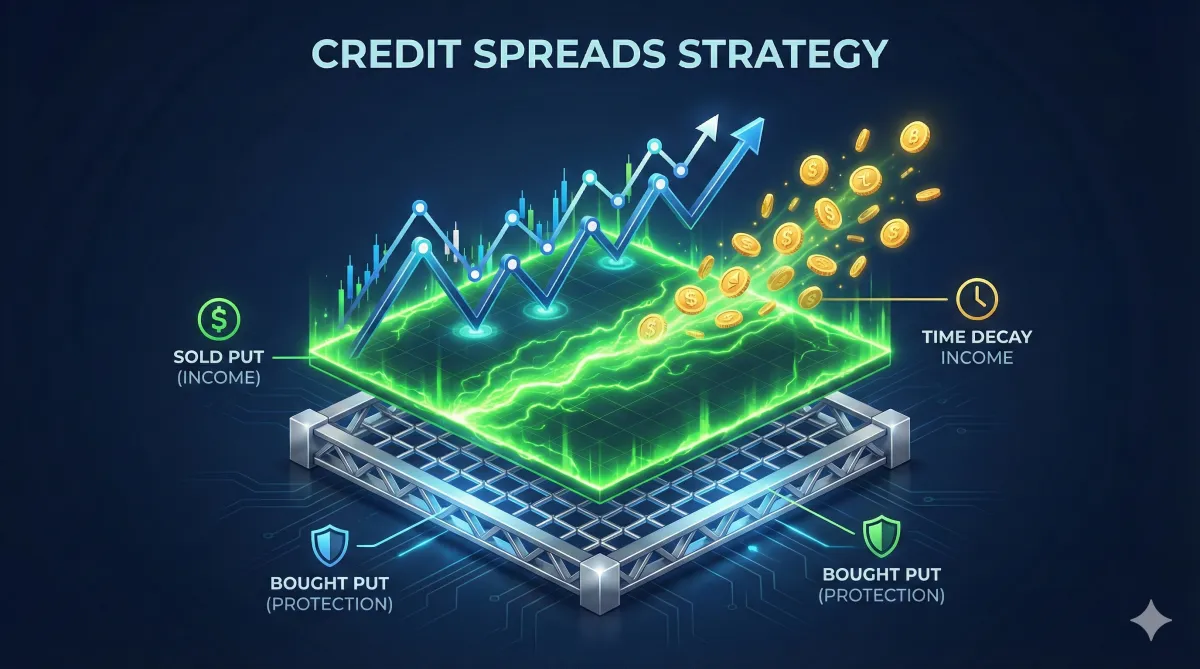Strategi 6: Vertical Spreads (Credit Spreads) – Sælg risikoen til andre