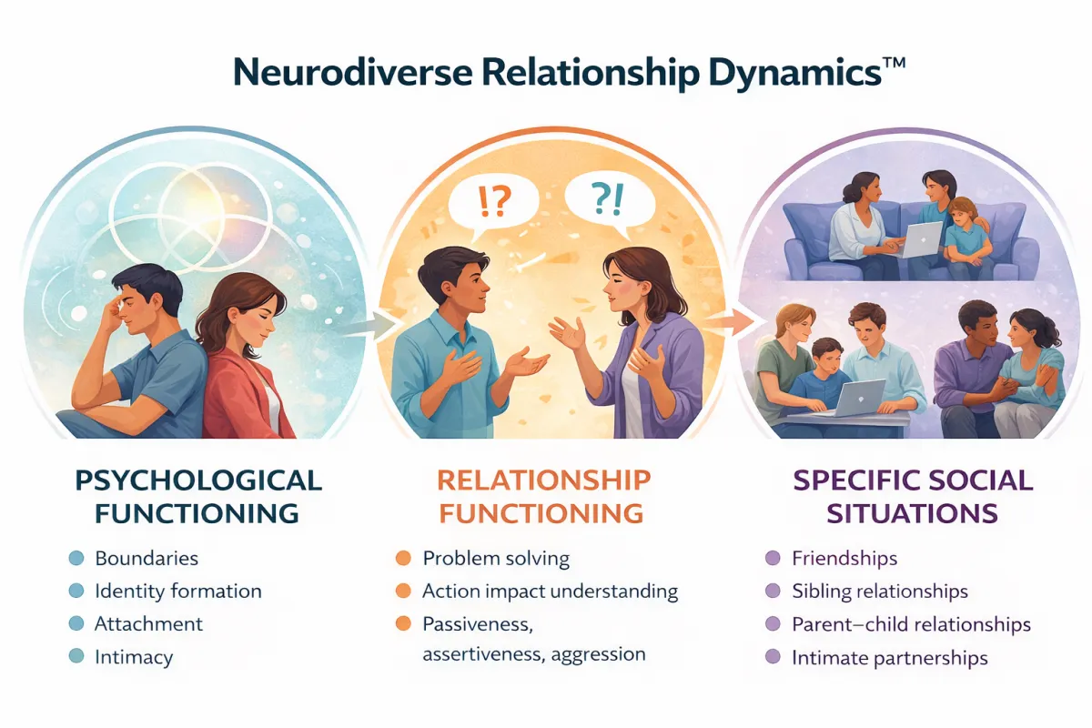 Neurodiverse Relationship Dynamics™: A Three-Domain Framework