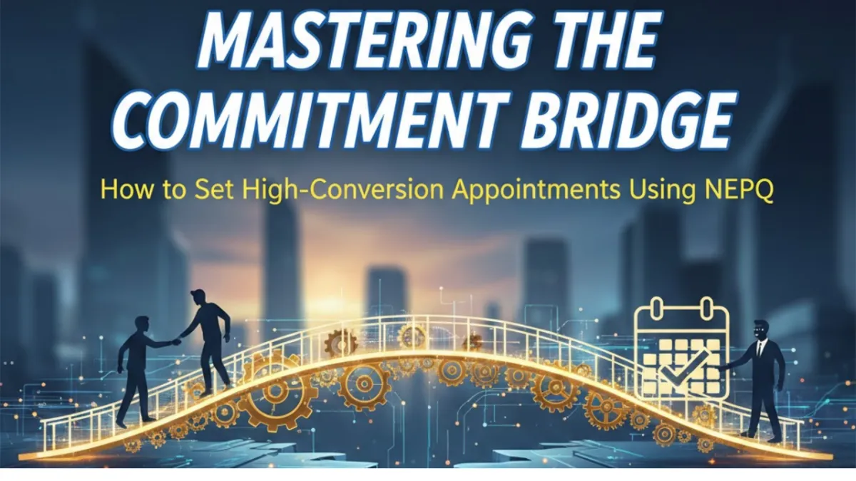 Mastering the Commitment Bridge: How to Set High-Conversion Appointments Using NEPQ