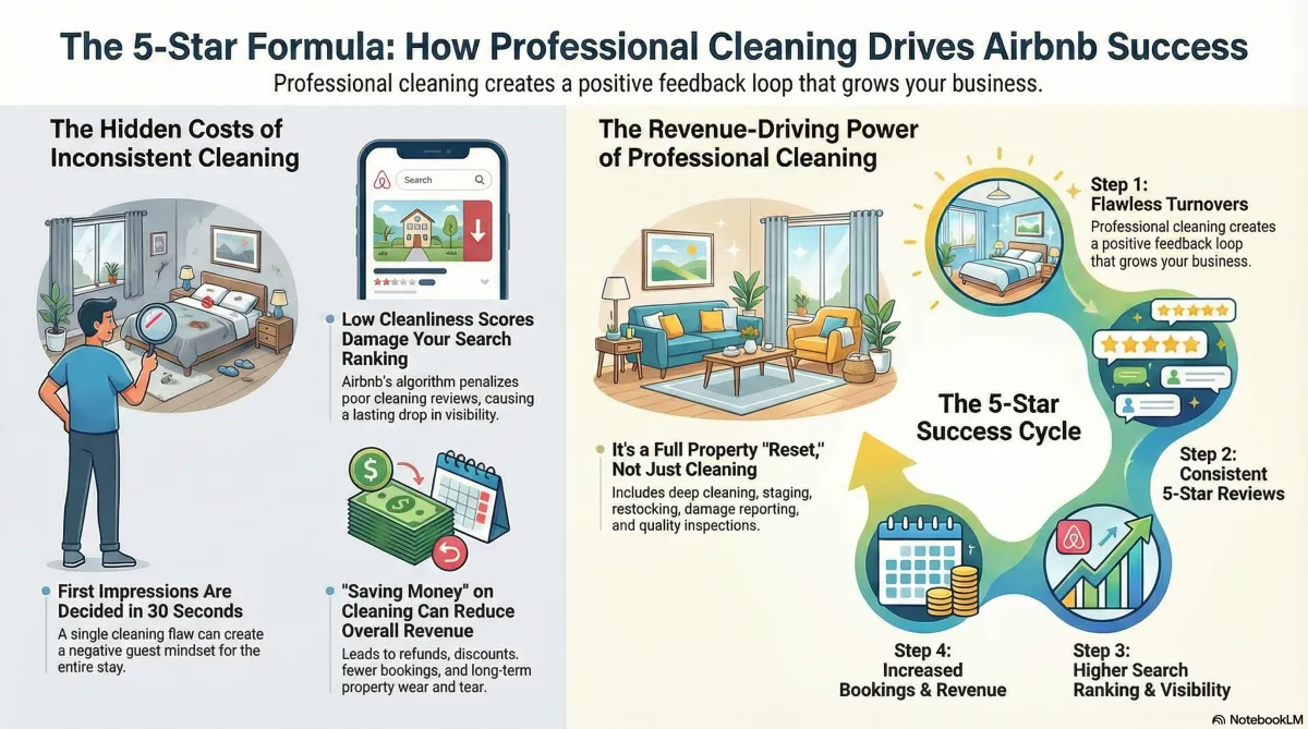 How Professional Cleaning Impacts Guest Ratings in 2026 