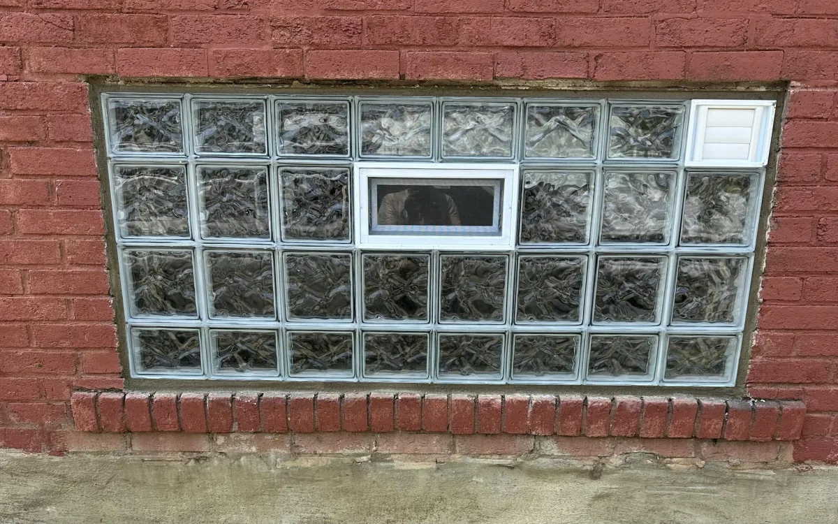 Glass Block Window