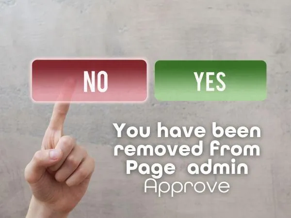 How to Remove a Facebook Page Admin Who Refuses to accept.