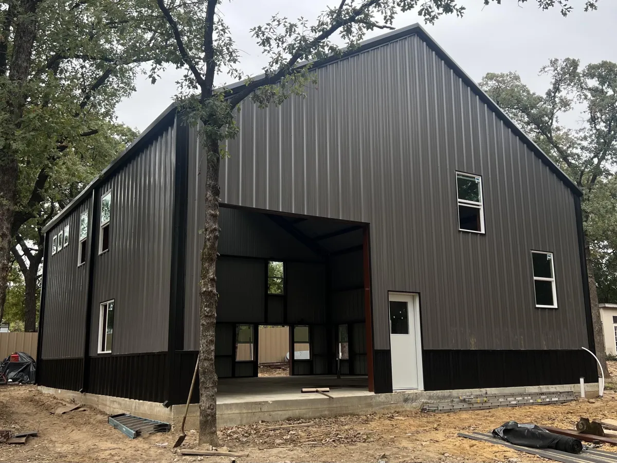 Specialty framing on custom home with complex structure and load paths