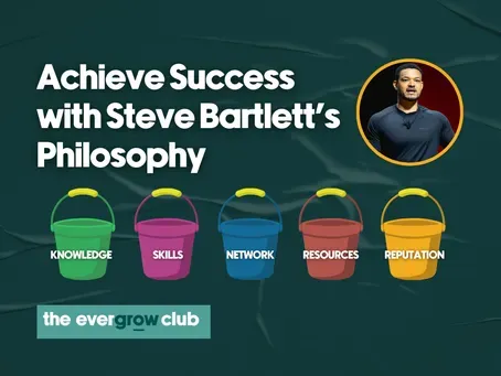 5 Key Buckets Steven Bartlett Says Are Non-Negotiable for Success!