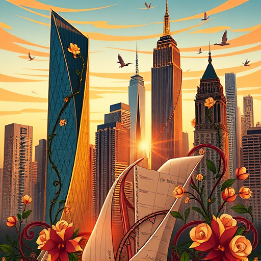 A vibrant and dynamic expressionist depiction of a scenic rural landscape in Clifton, New Jersey, showcasing an array of innovative and charming architectural designs nestled amidst lush greenery and rolling hills. The scene is alive with exaggerated, swirling shapes of cozy cottages, sleek modernist homes, and quaint farm structures, each rendered in bold, energetic brushstrokes that evoke a sense of creative fervor. The rooftops and facades burst with contrasting colors—rich terracottas, deep forest greens, vibrant blues, and warm ochres—highlighting the diversity and character of rural architecture. Playful, whimsical details include a tiny, quirky windmill with exaggerated blades, a stylized barn with oversized doors and cartoonish weather vane, and a charming stone pathway winding through the scene like a lively river, all accentuated by expressive, swirling trees and stylized clouds overhead. The mood breathes a sense of optimism and inventive charm, blending a professional respect for architectural innovation with a playful twist that invites curiosity. The background features a stylized horizon of distant mountains painted with sweeping, energetic strokes, and a few abstracted, bright-colored farmhouse silhouettes peeking over the hills. The environment radiates a welcoming, inspirational vibe, emphasizing harmony between human craftsmanship and natural beauty. The overall composition captures the essence of creative discovery, with bold lines, textured layers, and vibrant, emotive colors, embodying the expressive power of art to inspire and inform about recommended architects specializing in rural residential projects in Clifton, New Jersey.