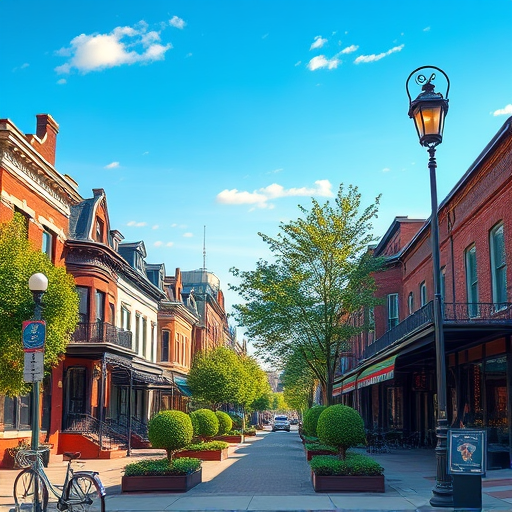 A majestic and intricate Renaissance-inspired cityscape showcases the charming small architecture firms of Stamford, Connecticut. The scene is set at dawn, bathing the entire composition in warm, golden hues that evoke a sense of tradition, craftsmanship, and aspirational ambition. In the foreground, delicately detailed model buildings—peatonally reminiscent of miniature Renaissance palaces—are arranged on a finely carved wooden table, hinting at the creative process and meticulous craftsmanship. These structures feature ornate arches, elaborate facades, and decorative cornices, blending classic Renaissance architectural motifs with a modern twist, symbolizing innovation rooted in tradition. Scattered around are tiny drafting tools—quill pens, parchment scrolls, rulers, and compass sets—crafted with ornate patterns and rich metallic accents, adding a touch of quirky personality. In the background, the city skyline of Stamford is depicted with grand, harmonious Renaissance-style structures: domed rooftops, towering spires, and intricate stonework, set against a gentle, rolling landscape with lush greenery and softly glowing clouds, emphasizing a peaceful yet industrious atmosphere. Floating above, subtle motifs of measuring tapes and blueprints interweave with decorative vines and scrollwork, lending a playful elegance to the scene. The environment seamlessly blends natural beauty with historic grandeur—lush trees framing the cityscape, elegant bridges arching over a gentle river, and distant hills inspiring a sense of aspiration and community growth. The overall art style harks to Renaissance masters like Botticelli and Leonardo da Vinci, with detailed hatching, warm earth tones, and intricate patterns that give depth and richness to the scene, embracing a mood that is both professional and a bit whimsical—celebrating the artistry and passion behind small architecture firms in Stamford, Connecticut.