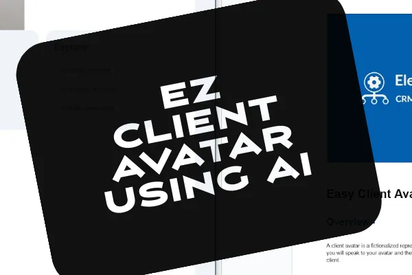 Ez Client Avatar Using Ai for marketing