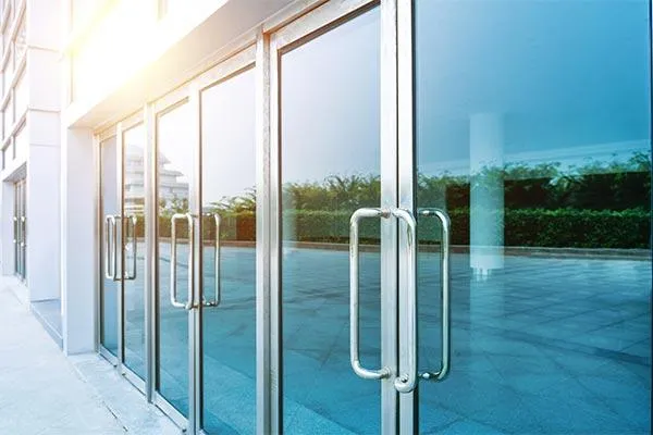 Image Depicting a Well-Maintained Commercial Door