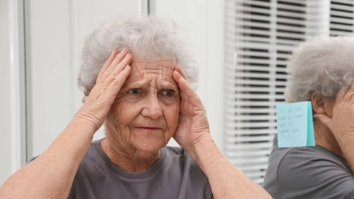 senior with dementia forgot to do her to do list