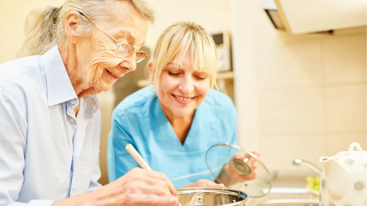 Parent With Dementia Help With Cooking, Baking, Or Barbecuing