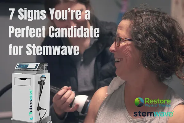 Physical therapist in Rochester Hills using StemWave therapy for shoulder pain relief