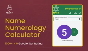 Name Numerology Calculator - TEAM9