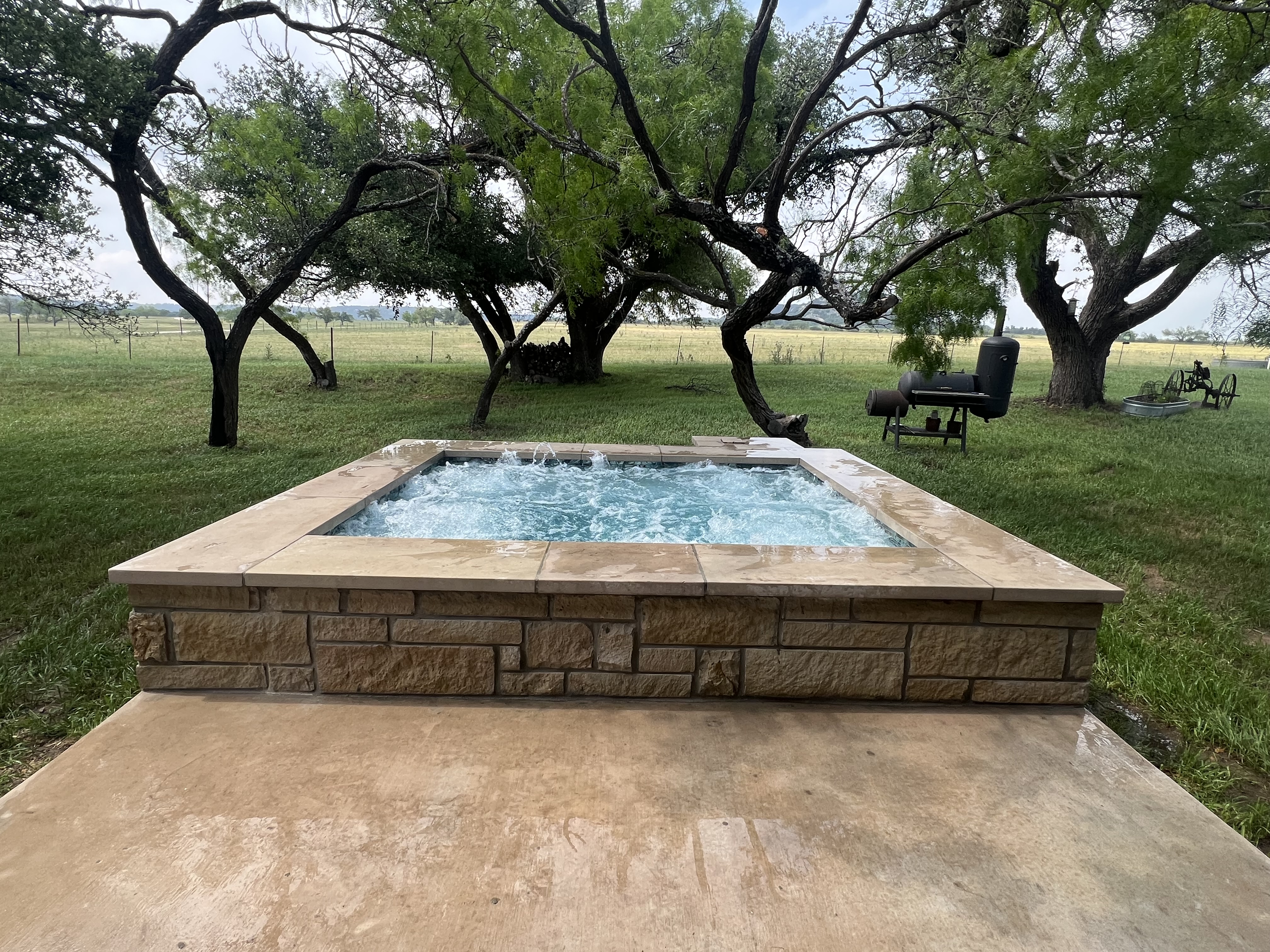 Small outdoor pool