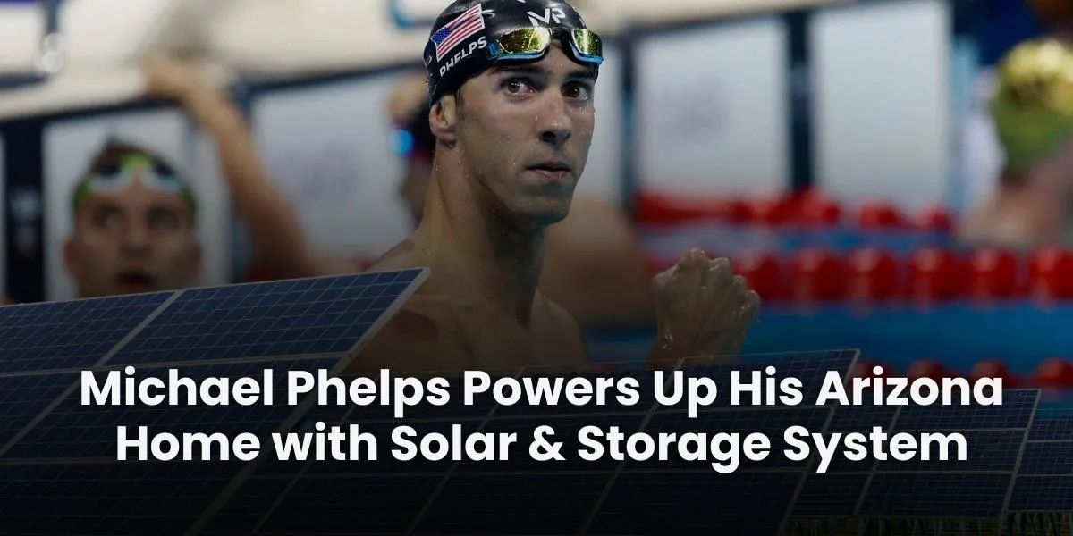Michael Phelps Powers Up His Arizona Home with Solar and Storage System