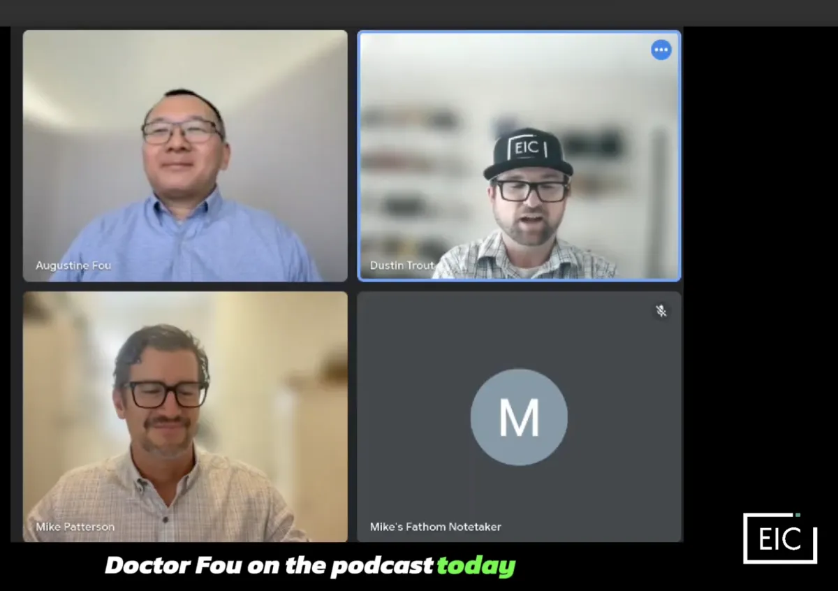 Dr. Augustin Fou on the EIC Podcast