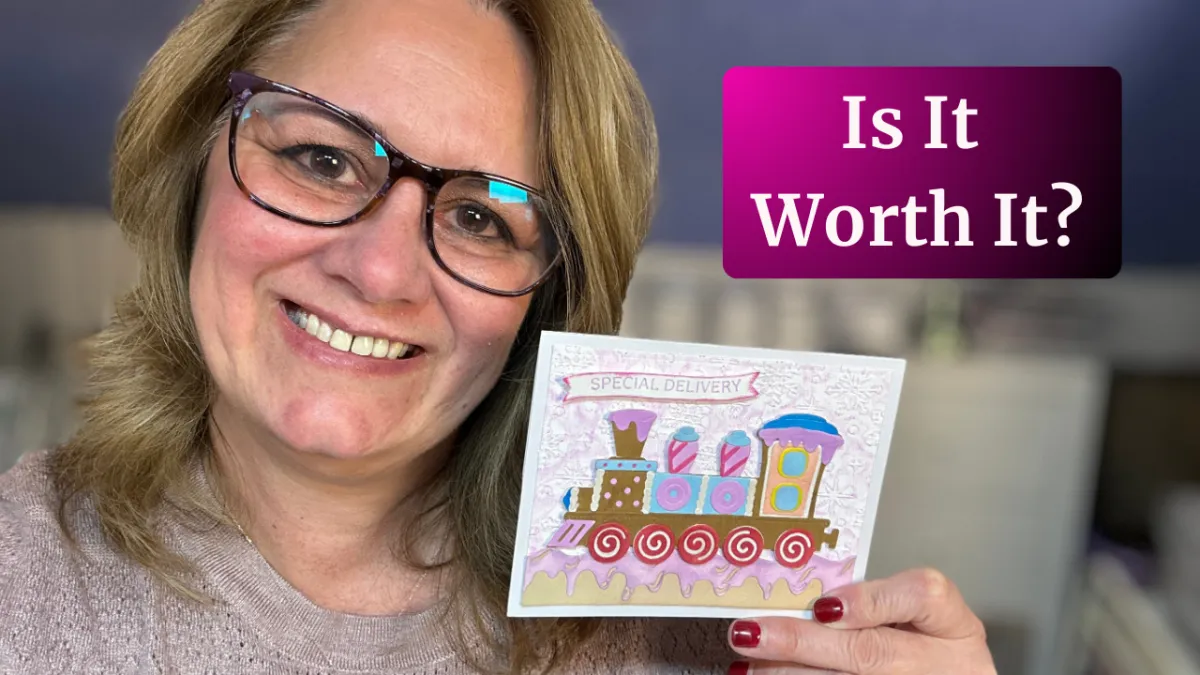 Creating a Candy-Filled Christmas Train Card with Layered Dies & Festive Inks