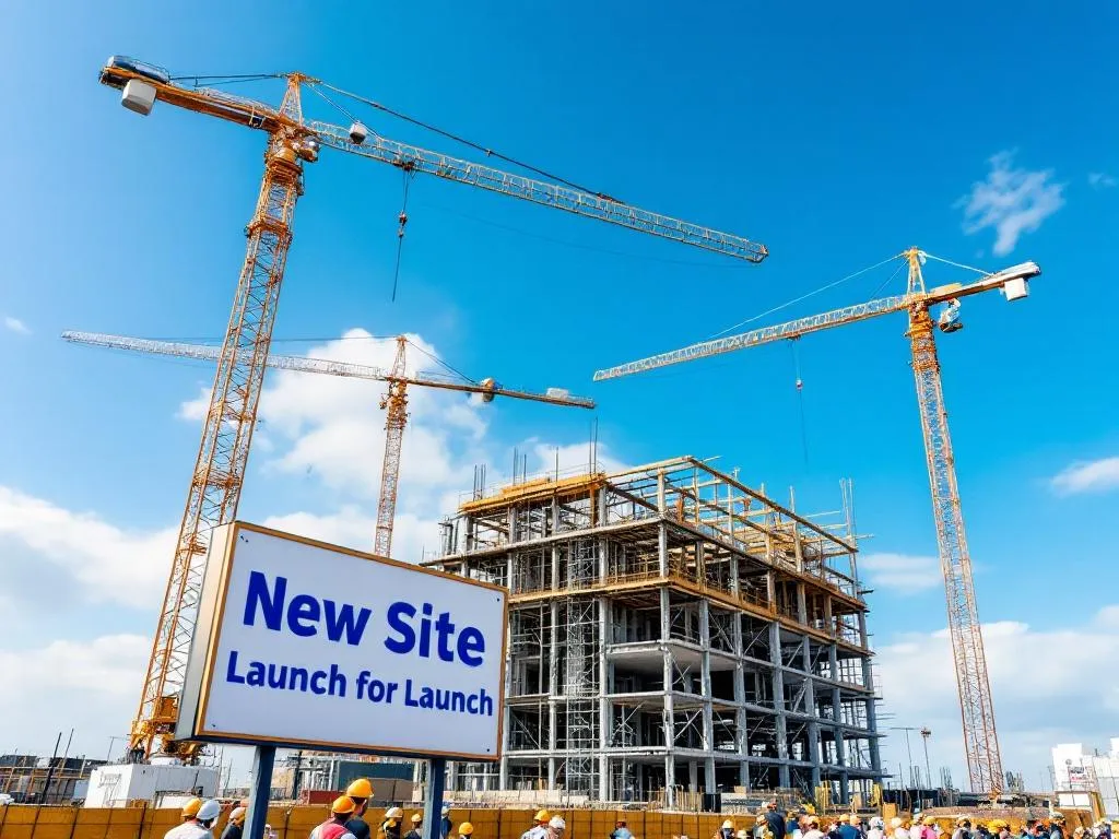 Construction Services: New Site Launch