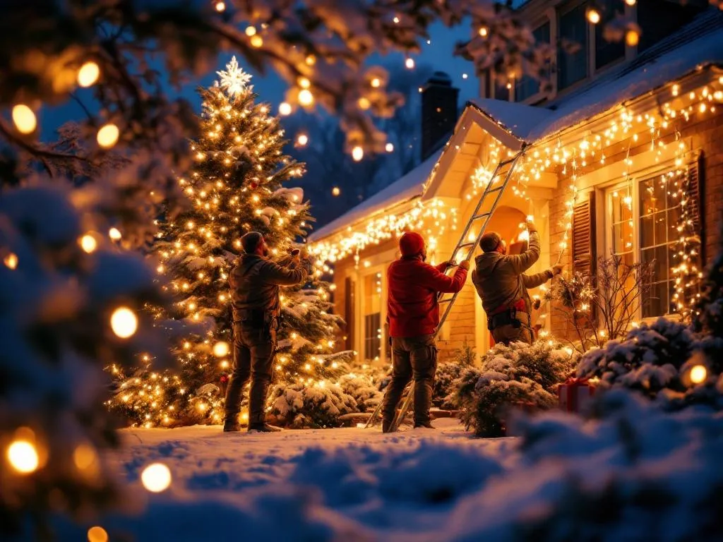 Christmas Light Installation Event by Our Company