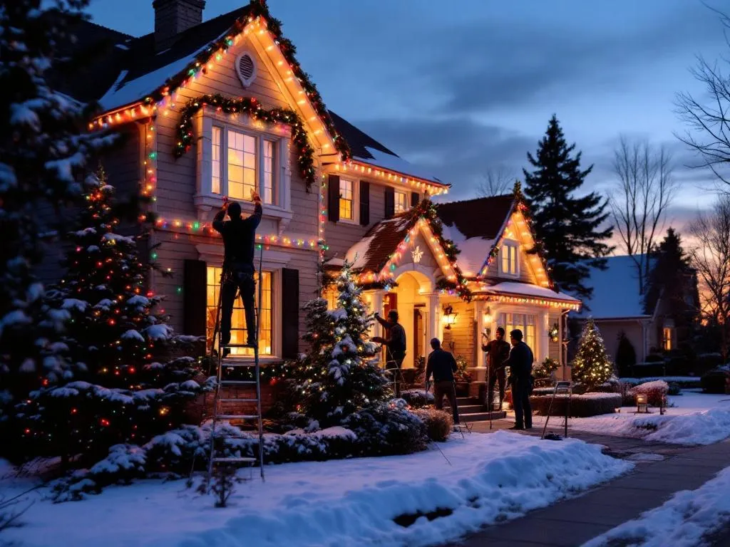 Professional Christmas Light Installation Services