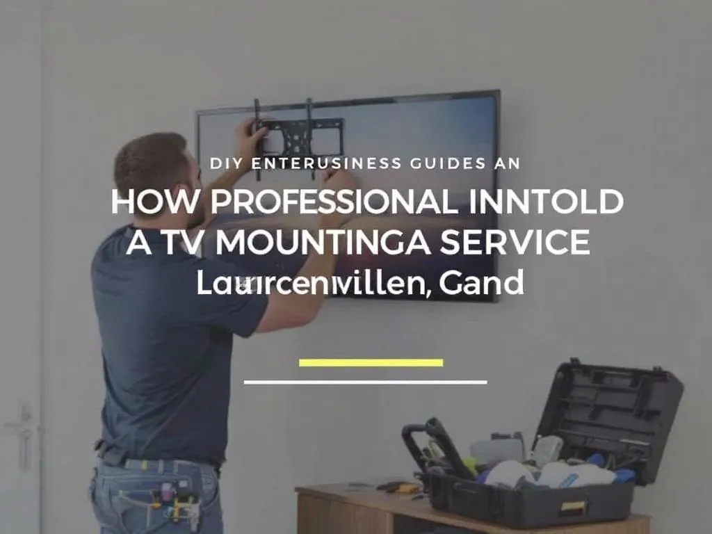 Master the Art of TV Mounting in Lawrenceville, GA: A Step-by-Step Guide