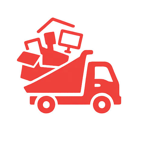 the logo for Ryan's Junk Removal