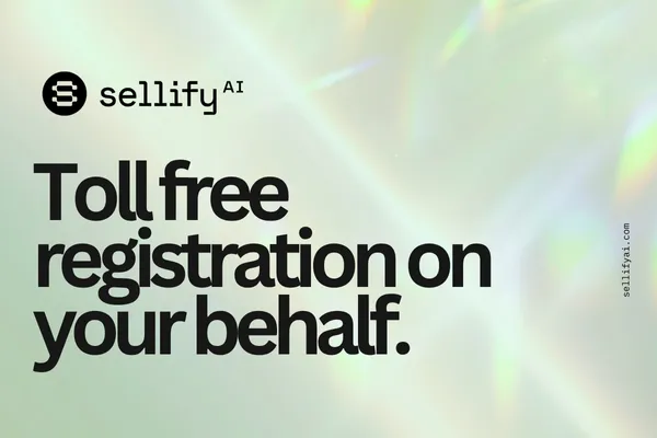 green holographic image with sellify ai logo in top left corner. title is left centered.