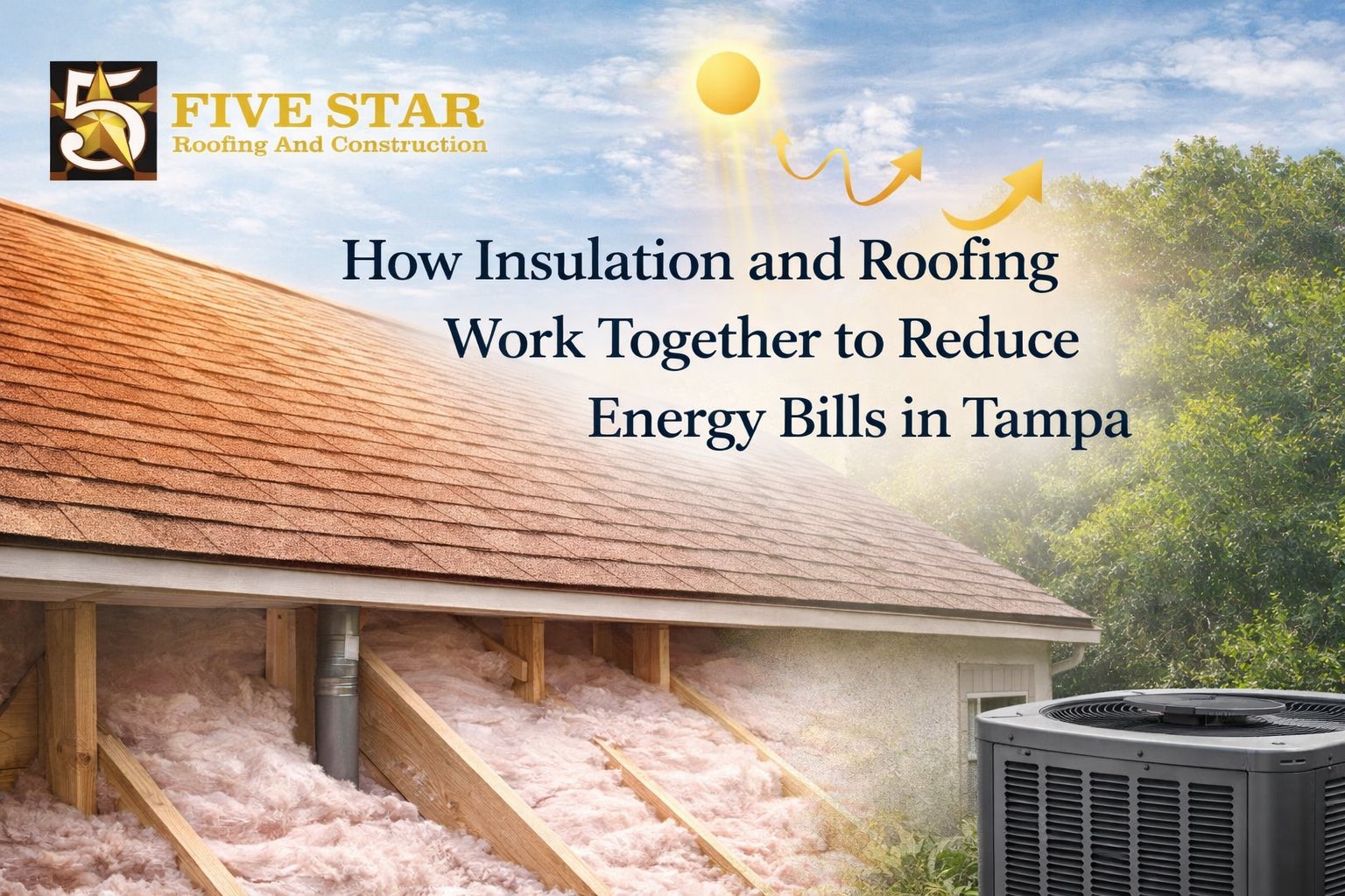 How Insulation and Roofing Work Together to Reduce Energy Bills in Tampa