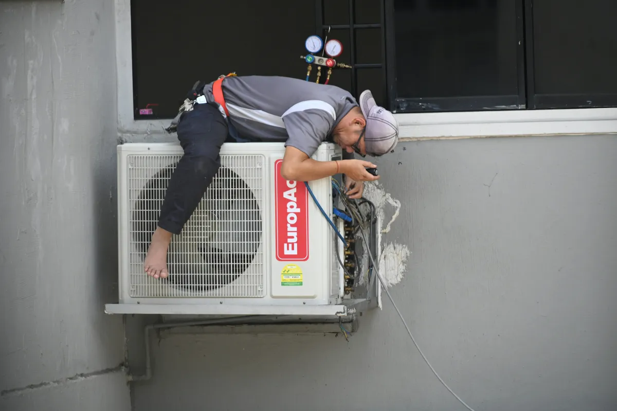 Changing a HVAC Unit